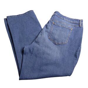 Gloria Vanderbilt Womens Rail Straight Jeans18 Short All-Around Slimming Effect